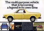 stock image of Subaru Brat/MV pick-up Mk1