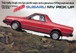 stock image of Subaru Brat/MV pick-up Mk2